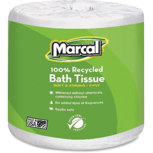 Marcal Paper Mills Pro 100 Premium Recycled Facial Tissue White 144 Sheets/box Mrc3305 for sale online 