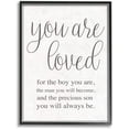 thumbnail image 1 of Stupell Industries Giclée Texturisée Surdimensionnée Encadrée « You Are Loved », Fièrement Fabriquée aux É.-U., 1 of 8