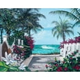 thumbnail image 2 of Westmoreland, Scott 32x26 Gold Ornate Wood Framed with Double Matting Museum Art Print Titled - Pathway to Paradise, 2 of 4