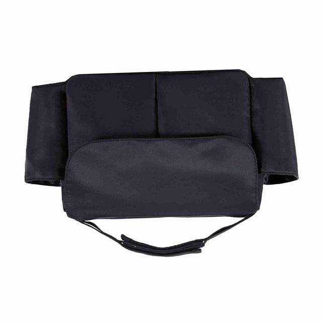 Sac à Langer Anti-Poussière pour Bébé, Sac à Langer Noir Imperméable en Nylon avec Multiples Fonctions et Grande Capacité, Compartiments Intérieurs Anti-Poussière