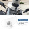 thumbnail image 3 of Motorcycle Windshield Extension, Universal Adjustable Windscreen Wind Deflector, 3 of 5
