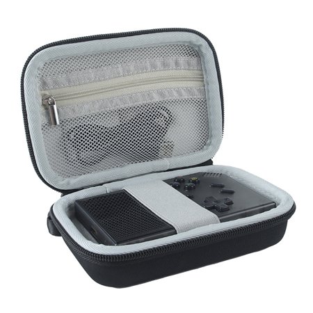 Hard Carrying Case for ANBERNIC RG35XX Plus - Retro Game Console,Travel Storage Bag for Portable Gaming Console/Charging Cable/Accessories,Handheld Emulator Holder Organizer