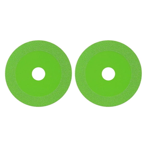 Disco Corte Vidrio Cerámica Cristal Diamante Jade Pulido Rectificado (2 Piezas)