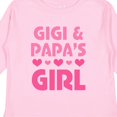 thumbnail image 4 of Inktastic Gigi and Papa Girl Cute Granddaughter Girls Long Sleeve Toddler T-Shirt, 4 of 5