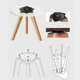 thumbnail image 6 of Industrial Rotating Stool Semi Ball Bearing Base Reinforced Steel Construction, 6 of 16