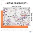 thumbnail image 6 of Yayeee Doormat for Inside 20"x32" Absorbent Low-Profile Washable Non-Slip Rubber Backed Entryway Rug, Purple Wildflowers, 6 of 8