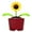 Yellow, variant on Cute Sunflower Dancing Flowers Swinging Sunflower Insect Flip Flap Flowers Eco-Friendly Solar Power Bobblehead Dancing Flowers for Car Home Decoration Car Auto Interior Accessories Ornament