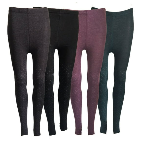 Lian LifeStyle Ultra Comfy Spandex Leggings for Women 4 Pair's Teen & Juniors leggings Workout Tights, Yoga Pants, Running Leggings, Color Coffee,Black,Wine,Green