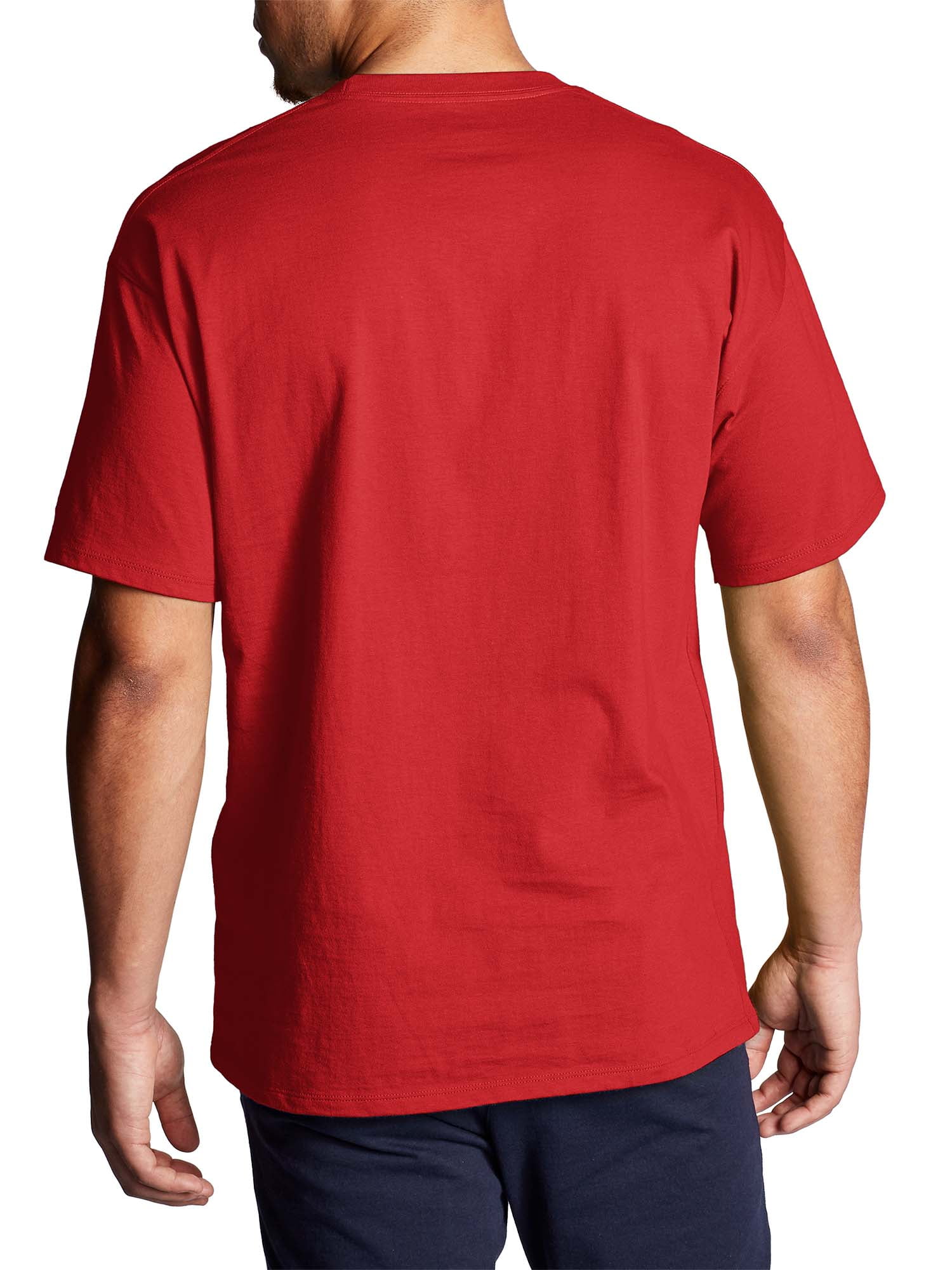 Champion Men's and Big Men's Script Logo Classic Jersey Graphic Tee Shirt, Sizes S-2XL