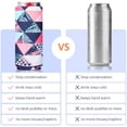thumbnail image 4 of 12 Count 12 oz Slim Can Coolers Sleeves Reusable Neoprene Can Cooler Holder Hawaii Style Colorful Bottle Insulator Sleeve for Energy Drink and Beer Cans, 4 of 6