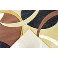 thumbnail image 4 of Premium Hand Carved Abstract Modern Rug Contemporary Colorful Thick Carpet Design 1062 (2'6"x3'9",Brown), 4 of 9