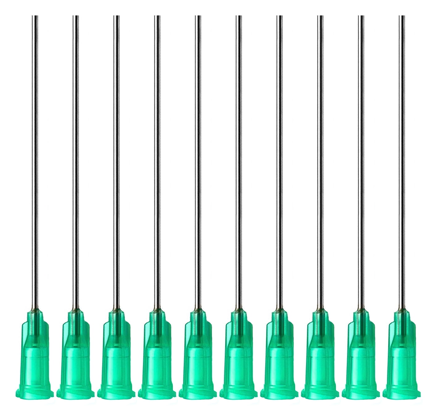 50pcs 1/2"  Blunt dispensing needles syringe needle tips 18Gauge  Green 