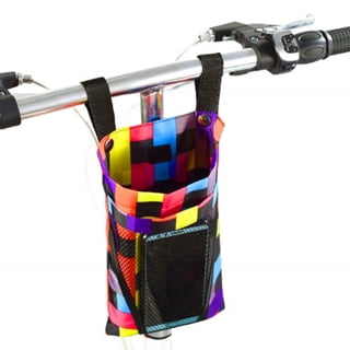 Panier de vélo pour guidon de vélo – Panier de rangement en rotin imperméable – En osier vintage