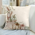 thumbnail image 2 of Throw Pillow Covers 20x20 Inches Home Decor Set of 4 Pillow Cases Decorative for Bed Sofa Cushion Couch Outdoor Watercolor Pumpkins Pillowcases, 2 of 6