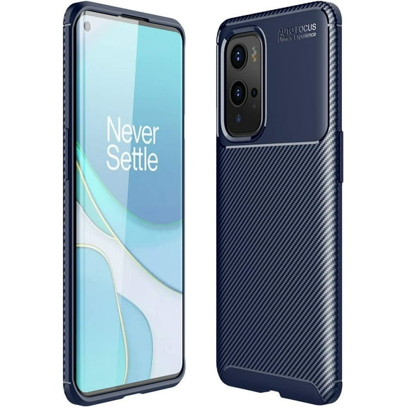 Case for OnePlus 9 Pro, Slim Shockproof Soft TPU Protective Shell Compatible with OnePlus 9 Pro (Blue)