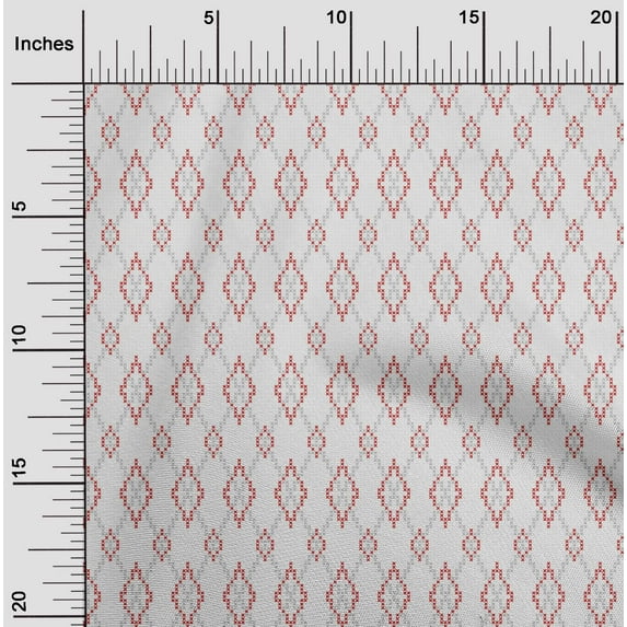 oneOone Cotton Jersey Off White Fabric Block Diy Clothing Quilting Fabric Print Fabric By Yard 58 Inch Wide