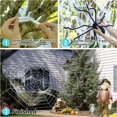 thumbnail image 3 of Decoraciones de telaraña de Halloween Husfou de 3,6 m con araña gigante de 150 cm para exteriores, 3 of 8
