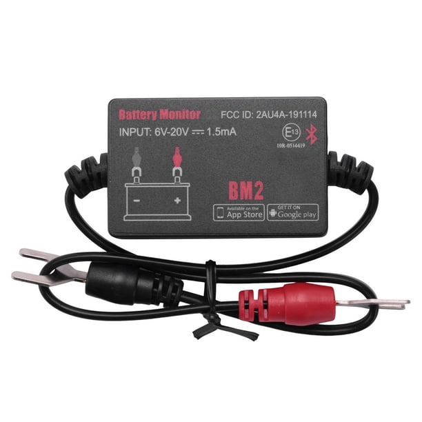 Probador de Monitor de BateríA BM2 de Instrumento de DiagnóStico Bluetooth 4,0 de BateríA de Coche de 12V