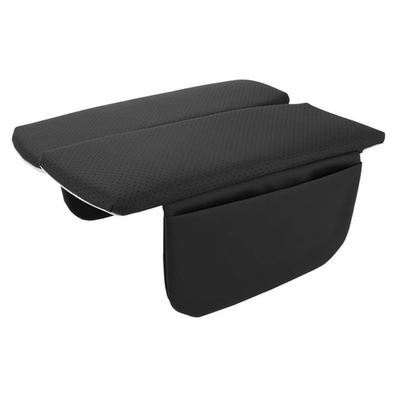 Car Center Console Cover with Storage Bag for BMW X5 2019-2024 Black 1 Set