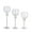 TYPE3, variant on Efavormart Set Of 3 | Clear Gold Rimmed Long Stem Glass Hurricane Candle Holders, Cylindrical Pedestal Flower Vases - 16", 18", 20"