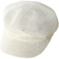 thumbnail image 4 of CoCopeaunts Short Brim Newsboy Hats for Women Adjustable Straw Beret Lady Caps Vintage Artist Painter Hat Visor Beach Hat, 4 of 8