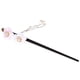 thumbnail image 3 of t mujeres flores acrílico pelo Stick Pin perla borlas accesorios para el cabello regalo Blanco Yuyangstore Hair Stick, 3 of 6