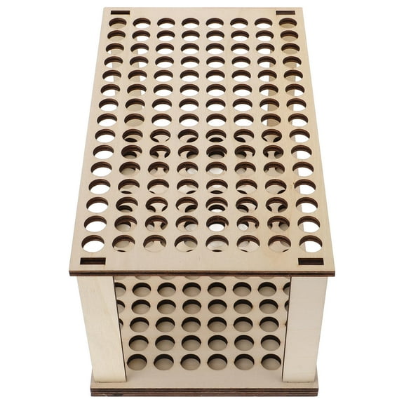 ULTNICE Wood Storage for Marker Pens Marker Storage Case Khaki 1Pack for Studio Use and Organization