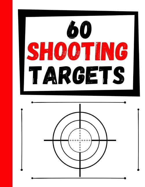 60 shooting targets large paper perfect for rifles