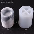 thumbnail image 1 of Moldes de silicona para velas redondas DIY, para hacer yeso epoxi Uv, caja de almacenamiento de hormigón, molde para decoración del hogar, maceta para flores Tan Jianjun  unisex, 1 of 2