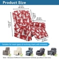 thumbnail image 7 of Garronmavis Christmas Tree Recliner Chair Covers with Storage Pocket Lazy Boy Recliner Covers 1 Seat Non-Slip Sofa Slipcover Stain Against Pet Protector Furniture Cover Easy to Install, 7 of 7