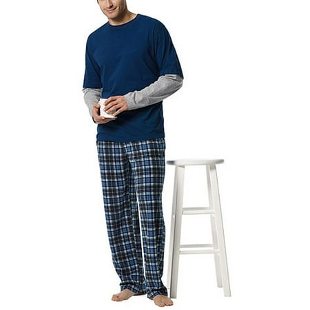 Hanes - Men's Jersey & Micro Fleece Sleep Set