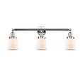 thumbnail image 2 of Innovations Lighting  Bell 3 Light 30" Bath Vanity Light Polished Chrome/Matte White, 2 of 5
