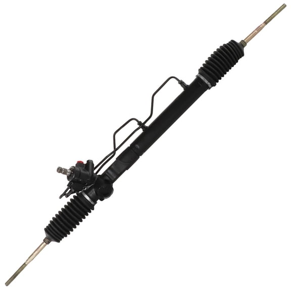 Detroit Axle - Rack and Pinion for 2000 2001 2002 2003 2004 2005 2006 Nissan Sentra, Complete Hydraulic Power Steering Rack and Pinion Assembly Replacement
