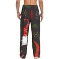 thumbnail image 3 of Disketp Cute Christmas Gnomes Men'S Pajama Pants - Ultra Soft Fleece Sleep And Lounge Pants (Size: S-Xxl), 3 of 9