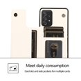 thumbnail image 3 of for Samsung Galaxy A52 Wallet Case with Card Holder,PU Leather Kickstand Card Slots Case Double Magnetic Clasp Durable Shockproof Cover for Samsung Galaxy A52 5G 6.5" White-SK, 3 of 5
