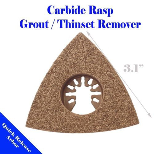 Carbide Grout Rasp MultiTool Saw Blade fits DEWALT ROCKWELL HYPERLOCK BOSCH FEIN 
