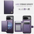 thumbnail image 2 of JEEHOOD Case For Google Pixel 10 / Pixel 10 Pro, RFID Blocking Compatible With MagSafe Detachable 2 In 1 Wallet With Snap fastening Card Holder,PU Leather Case,Kickstand Magnetic Protective Cover, 2 of 8