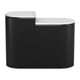 thumbnail image 1 of Ormara Side Table Set (2-Piece) White & Black, 1 of 6
