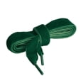 thumbnail image 3 of Cordones Planos de Terciopelo Allegra K 0.6 pulgadas de Ancho para Zapatillas zapatos Botas Verde 180 cm, 3 of 6