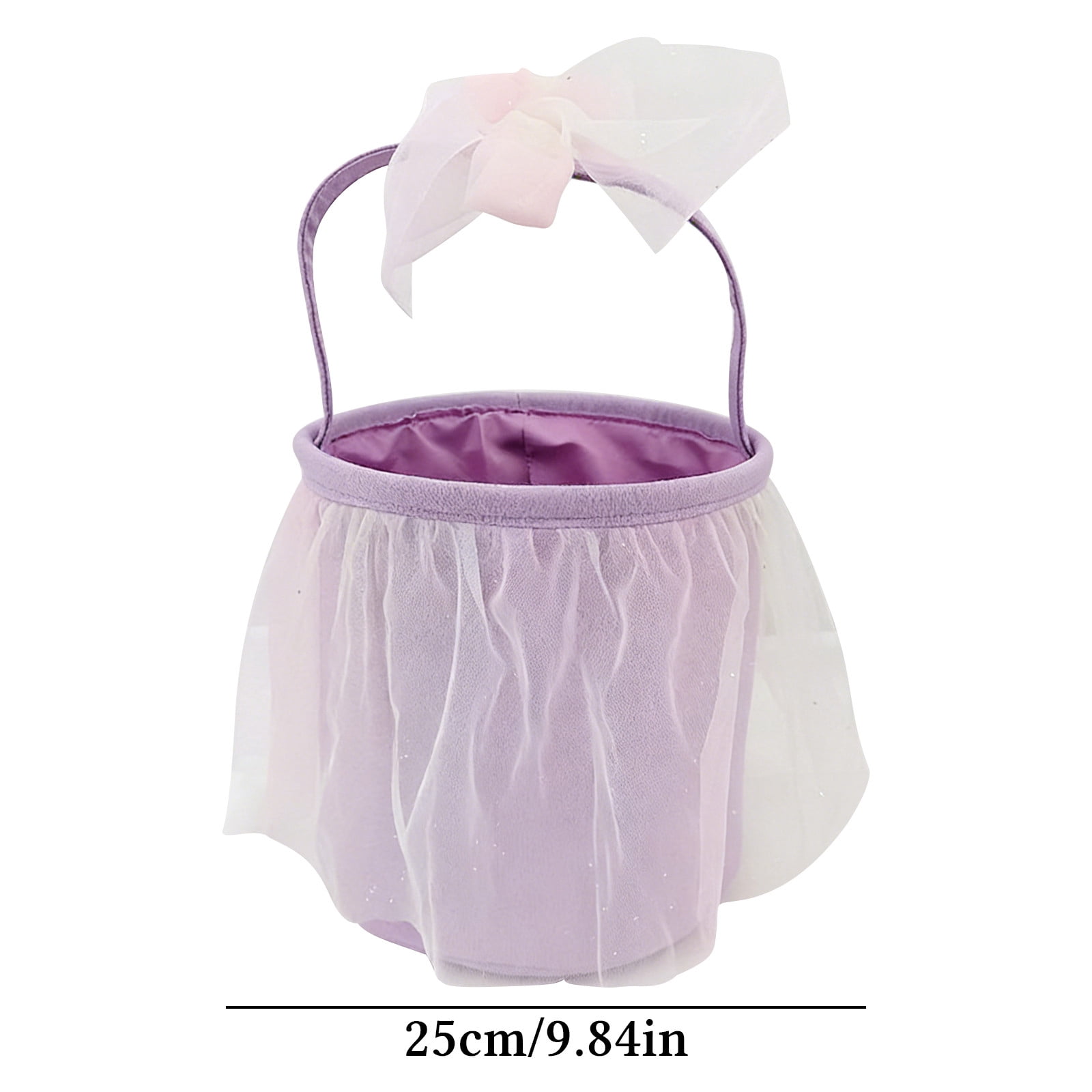 Lunxisen 4 Pcs Easter Basket Bag Decorative Gift Storage Organizer for Holiday Party Home Decor