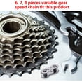thumbnail image 5 of 8 Quick Release Double Bike Chain for 6, 7, 8, 9, 10 Speed ​​Chain, Silver, Reusable (6 7 8 Speed), 5 of 5