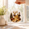 thumbnail image 4 of Christmas Suncatcher 7.5", Acrylic Reindeer Puzzle Window Hanging Ornament, Clear Suncatcher Decor for Home, 1 Pack, 4 of 6