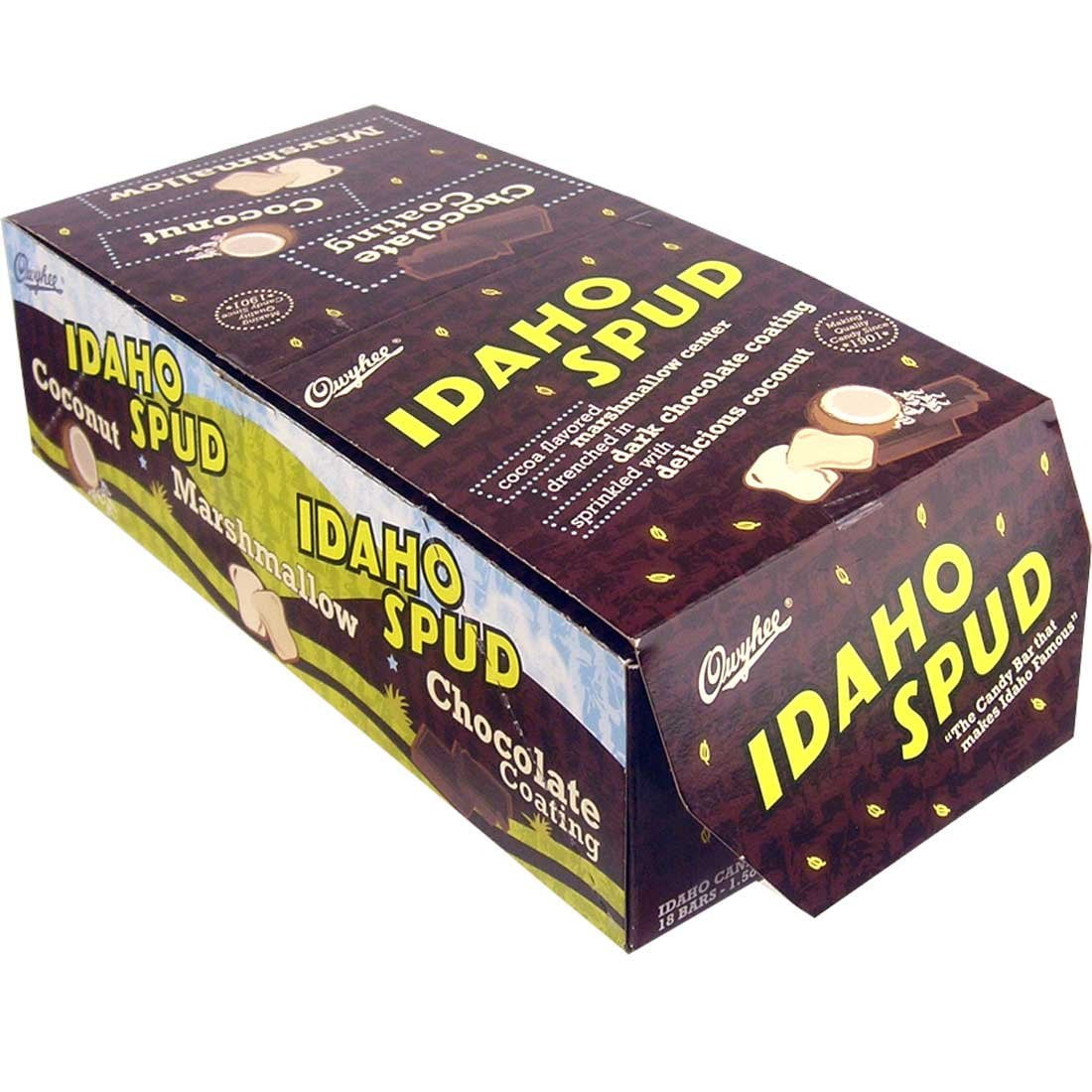 Owyhee Idaho Spud Chocolate Candy Bars - 18 Ct. Case