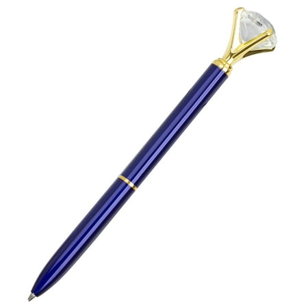 LHWEN Bridal Bling Diamond Pen Party Xmas Gift Stationery Wedding Guest Gift Bridal Shower Galentine's Day Graduation Mother's Day Thank You Gift Metallic Ballpoint Pen Retractable Refillable 1.0mm