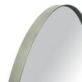 thumbnail image 6 of TEHOME Brushed Nickel Pill Shaped Stainless Steel Metal Frame Oval Bathroom Mirror 20x30", 6 of 6