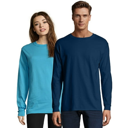 5186 - Hanes Adult Beefy-T Long-Sleeve T-Shirt