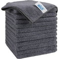 thumbnail image 1 of HOMEXCEL Microfiber Cleaning Cloth, 12 Pack Premium Microfiber Towels for Cars, Lint Free, Scratch-Free, Highly Absorbent, Reusable Cleaning Rags for Car, Household, Kitchen, Window, 11.5"X11.5" Grey, 1 of 8