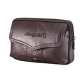 thumbnail image 1 of Cinturón para hombre, bolsos multifunción de PU, billetera para teléfono, riñonera (1 café, 10 Uds.), 1 of 5