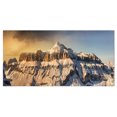 thumbnail image 2 of Dramatic Overcast Sky over Alps - Landscape Canvas Art Print, 2 of 3