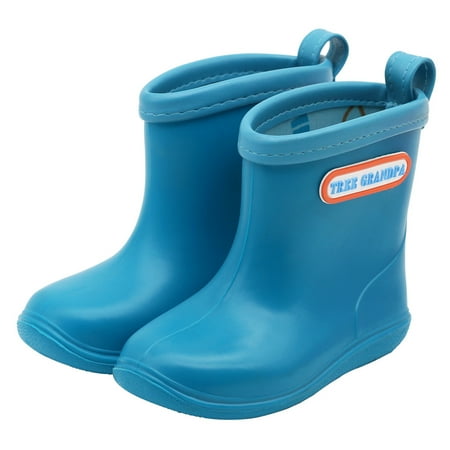 

Toddler Baby Boys Rain Boots Non-slip Soft Bottom Lightweight Shoes For Rainy Day